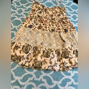 Floral dress, size large, brand derek heart